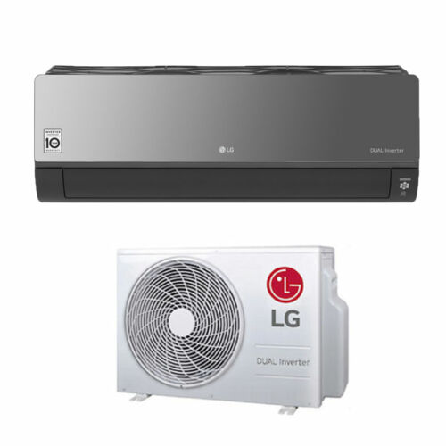 LG &quot;Artcool Mirror&quot; oldalfali inverteres split klíma 7,1 kW - WiFi vezérléssel