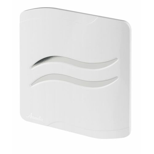 Awenta ventilátor cserélhető előlap  HSF PSB100 S-LINE fehér, ezüst hullámos csíkkal