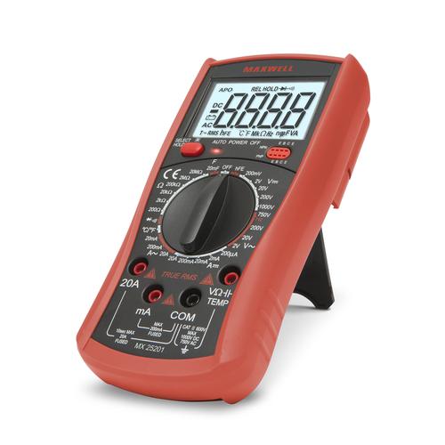 MAXWELL 25201 Digitális multiméter hőmérséklet méréssel
