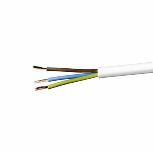 H05VV-F 3x1 mm (3G1) fehér MT kábel (sodrott) 100 m