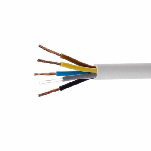 H05VV-F 5x1 mm (5G1) fehér MT kábel (sodrott) 100 m