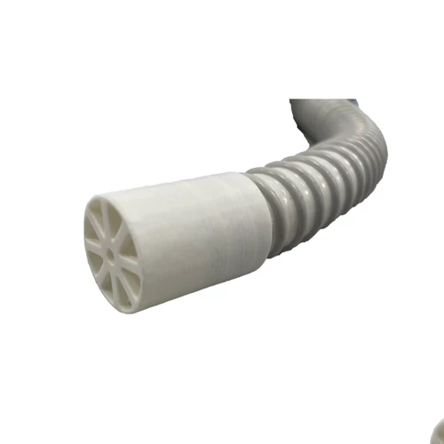 Kondenzvízcső záróvég flexibilis csőre, rácsos (16mm-es fehér)