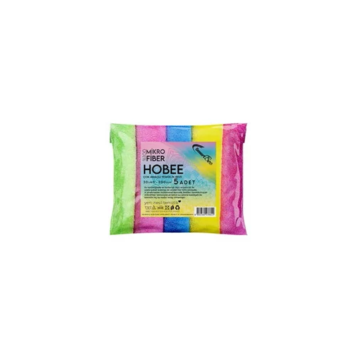 Mikroszálas törlőkendő 200gr/m2 5darab/cs 40x30cm HOBEE 