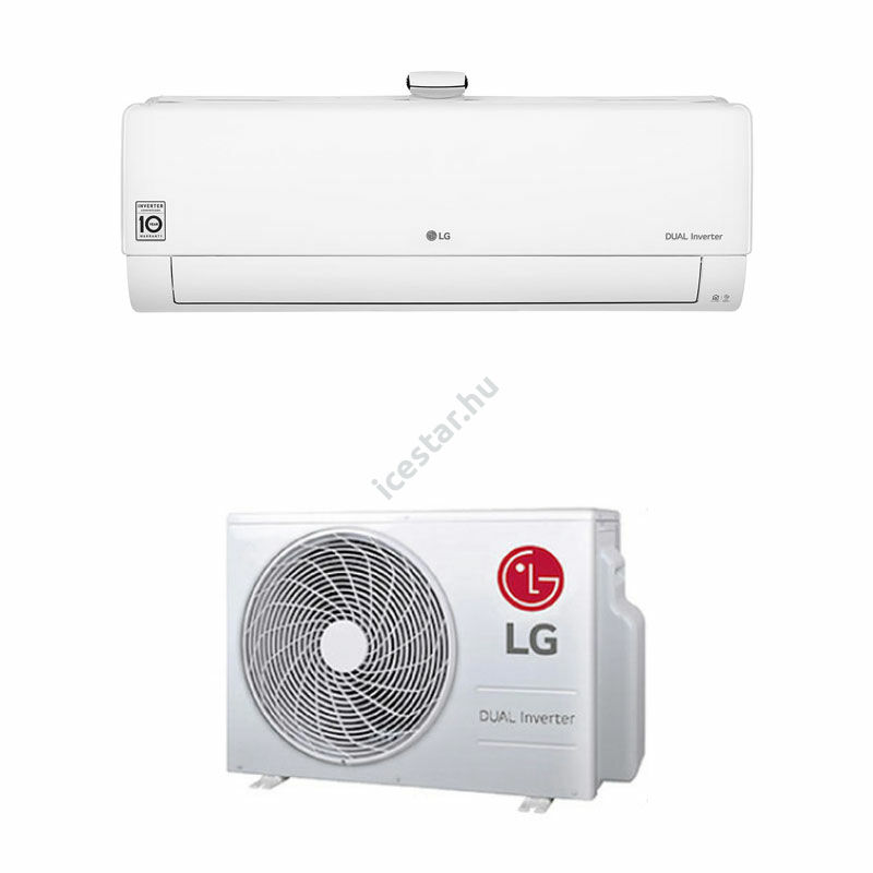 LG Dual Cool &amp; Pure oldalfali inverteres split klíma 3,5 kW - WiFi vezérléssel