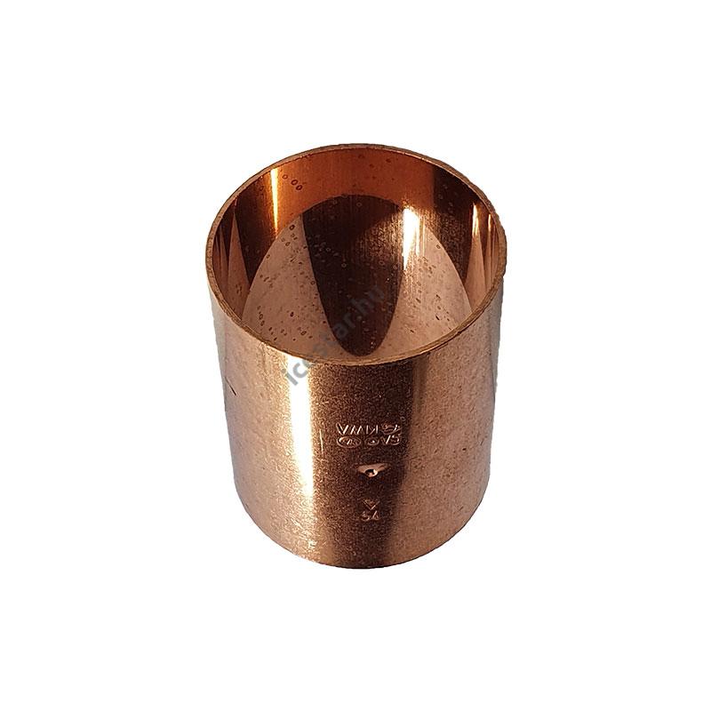 Rézcső idom egyenes karmantyú BB 54mm 